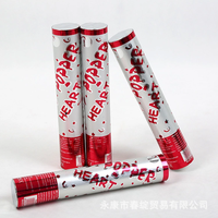 Canons à Confettis Portatifs pour Fêtes, Lanceurs de Confettis à Pousser pour Enterrement de Vie de Garçon et Décoration de Mariage