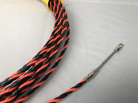 Tire-fil électrique 4mm 6mm X 30m, 100 pieds, 1/4 pouce, 3 brins tressés, pour le passage de câbles électriques à travers les murs