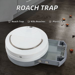Piège à <span class=keywords><strong>cafards</strong></span> électronique intelligent jetable à induction infrarouge, fermeture magnétique automatique, rechargeable <span class=keywords><strong>pour</strong></span> la lutte antiparasitaire domestique - Product Image 1