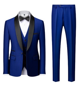 Trajes de boda blancos y rojos para hombre, trajes de novio con solapa, esmoquin para novio, chaqueta, <span class=keywords><strong>chaleco</strong></span> y pantalón para fiesta de negocios, <span class=keywords><strong>traje</strong></span> de 3 piezas - Product Image 1