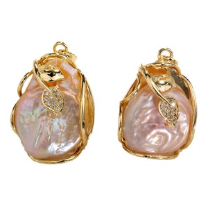 Perle de Offre Spéciale perle <span class=keywords><strong>baroque</strong></span> d'eau douce naturelle charme de forme irrégulière pour la fabrication de bijoux collier à faire soi-même boucles d'oreilles en gros - Product Image 3