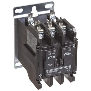 Contactor Magnético E-T-N 25A 3 Polos 120V AC Montaje en Riel DIN para Motor AC - Product Image 1