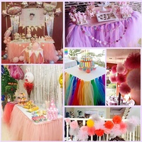 Rouleaux de tulle de 6 pouces sur 100 yards, bobine de tulle, tissu pour bricolage, mariage, baby shower, artisanat, décorations, fournitures de fête