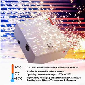 DC Yüksek Verimli Endüstriyel Ağ Kabini için Galvanizli Çelik Levha Metal Kutu Güç Kaynağı Muhafazası Üretimi - Product Image 6