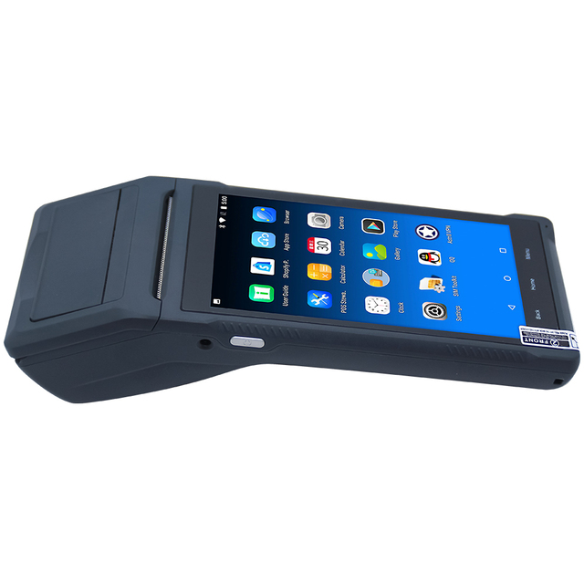 Newpas Q1 Android 12 PDA 4G Netcom 5G Wifi Handheld Pos Receipt Printer Phone Tab With Thermal Printer and Barcode Scanner