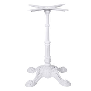 Base de table industrielle en fonte grand noir <span class=keywords><strong>4</strong></span> <span class=keywords><strong>pieds</strong></span> de table basse piédestal de table à manger revêtement de poudre de jambe de mini barre pour l'hôpital - Product Image 6