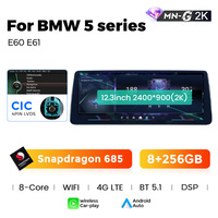 MEKEDE Android 13 Snapdragon 685 DSP 2K 2400*900 Car-play Android Auto Sistema Multimedia para Auto 4G LTE para BMW Serie 5 E60 E61
