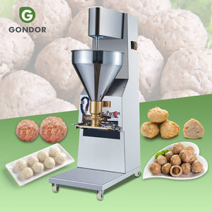 Máquina para hacer y redondear albóndigas de carne de res, vegetales y otros ingredientes con relleno - Product Image 1