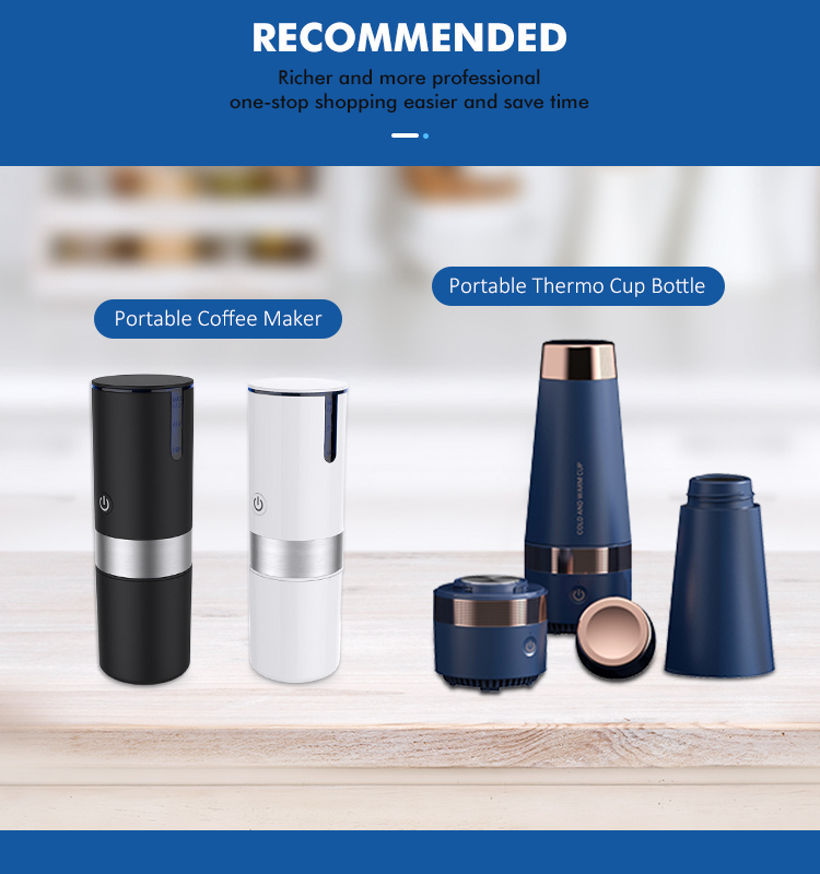 Mini Espresso Coffee Machine Portable Coffee Maker Machine Manual Handheld Espresso Electric Coffee Maker for Home Travel