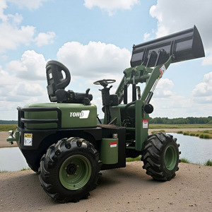 Mini Best Price Backhoe Front Chinese <b>Machinery</b> Heavy Equipment Wheel - Product Image 1