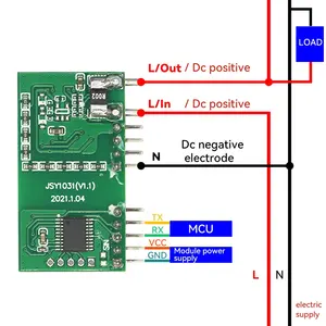 AC DC monofase modulo di misurazione della potenza auto-adattabile 16A tensione corrente Watt energia elettrico Digital Power Meter