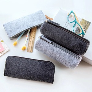 Trousse à crayons rectangulaire en <span class=keywords><strong>feutre</strong></span> durable avec logo personnalisé, <span class=keywords><strong>couleur</strong></span> fantaisie, coque souple, marque Okasa, pour enfants – Nouveauté très prisée - Product Image 4