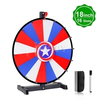 18 'Lucky Spinning Roulette Lottery Turntable Spin Game Prize Wheel of Fortune Spinning Game