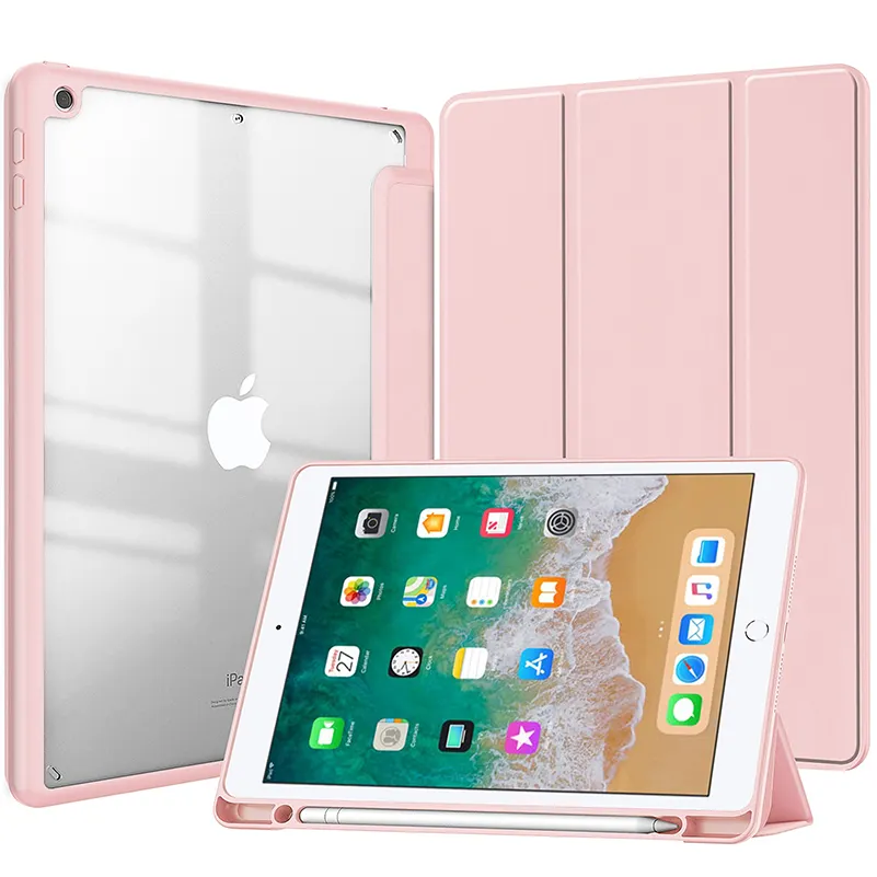 Pour Apple Ipad 9.7 5th/6th Gen housse transparente dos rigide souple Tpu Edge étui pour Ipad Air 1/2 Ipad 5/6