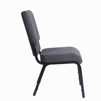 Silla de Iglesia apilable de metal de diseño tradicional para hoteles y hospitales Nuevo diseño a la venta