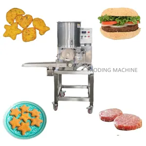 CE certificação ex-hambúrguer patty que faz a máquina fornecedor dourado hambúrguer imprensa patty maker com carne patty que faz a máquina