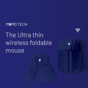 MOMO TECH Opvouwbare Draadloze LED Rechtshandige 3D Gaming Muis Draagbare USB voor Buitenwerk Reizen Officieel Gepromoveerde MUIS - Product Image 6