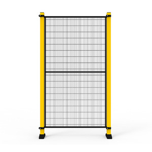 Aosaff Isolation <b>Net</b> 1000x2000mm Yellow Black Powder Coated Workshop Guardrail Netting - Product Image 1