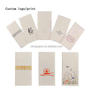 Serviettes en <span class=keywords><strong>papier</strong></span> personnalisées avec logo Grande taille 40x40cm <span class=keywords><strong>Serviette</strong></span> en tissu pour restaurant ou fête de mariage - Product Image 3