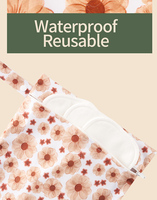 Happyflute personnalisé néoprène étanche pochette cosmétique PU matériel fermeture éclair couche humide sac à dos sec pour plage piscine poussettes Gym