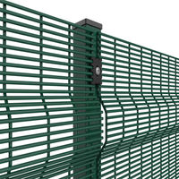 Klantspecifiek 358 gelast gaashekwerk, hoge dichtheid, beveiligingsisolatie voor gevangenissen, eenvoudige montage, 358 beveiligingshekwerk, sterk
