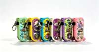 Porte-briquet en plastique personnalisé avec logo imprimé, laisse pour briquet, étui pour briquet, impression personnalisée, porte-briquet porte-clés pour fumeurs