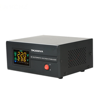 Régulateur de tension automatique 220V avec affichage numérique, stabilisateur de courant alternatif monophasé AVR pour réfrigérateur domestique, téléviseur, ordinateur
