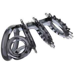 Anneau en os de dragon, manchon en cristal, anneau anti-retour, manchon à dents de loup pour homme, pour couples, anneau de verrouillage masculin, jouet sexuel pour adultes - Product Image 2
