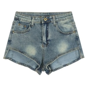 Nuevo <span class=keywords><strong>Mono</strong></span> Corto <span class=keywords><strong>Vaquero</strong></span> Casual con Parches, Sin Mangas, para Mujer - Product Image 4