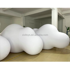 Globos de nubes inflables colgantes, decoración para clubs, modelos de nubes de aire inflables de 4m/13 pies de largo - Product Image 4