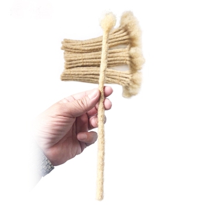 Extensiones <span class=keywords><strong>de</strong></span> Cabello Humano en Trenzas, 100% Cabello Humano Sin Procesar, Color Natural para Hombres y Mujeres Negros, 100 Trenzas/Paquete - Product Image 4