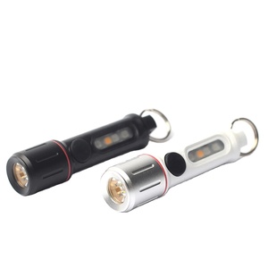 Meilleur prix Puissant petit porte-clés rechargeable USBC Lampe de poche Base magnétique d'urgence - Product Image 1