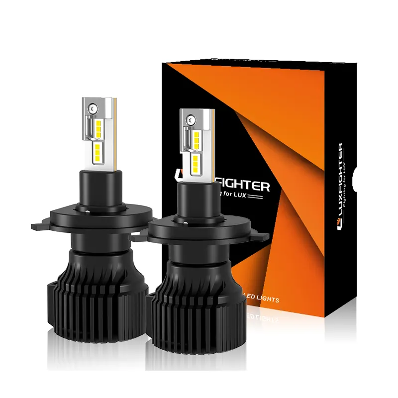 LUXFIGHTER OEM Super lumineux Auto 2 côtés H1H7 H11 9005 9006 Led voiture phare ampoule lampe