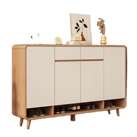 Armoire à chaussures domestique moderne Simple nordique armoire de porche en bois massif à l'entrée de la maison armoire à chaussures