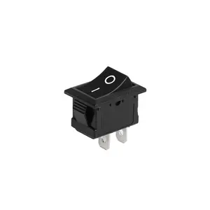 Wholesale Price 21*15mm Without Light Black 2Pins 2Gear/positive Start-off Rocker Button Switch