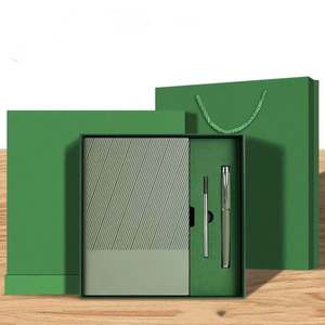 Luxury A5 A6 Pu Cover Business <b>Gift</b> <b>Set</b> Corporate Notebook Journal with for Promotional Corporate <b>Gifts</b> - Product Image 3