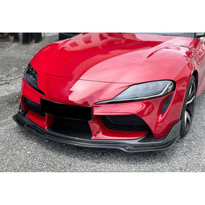 Nouveau pour <span class=keywords><strong>Toyota</strong></span> SUPRA A90 A91 <span class=keywords><strong>MK</strong></span> GR : Lame de pare-chocs avant en fibre de carbone de haute qualité - Product Image 2