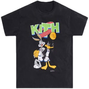 Kith X <span class=keywords><strong>Looney</strong></span> <span class=keywords><strong>Tunes</strong></span> KithJam T-shirt a maniche corte da basket vintage con Daffy Duck - Product Image 1