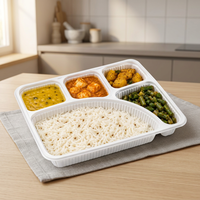 Boîte repas en polypropylène, capacité 5 CP, gamme de boîtes repas - Vente en gros de boîtes à lunch pour la préparation des repas, les plateaux de traiteur et autres usages
