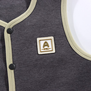 <span class=keywords><strong>Gilet</strong></span> d'hiver chaud et respirant pour garçons et filles, à simple boutonnage, longueur standard, <span class=keywords><strong>en</strong></span> tissu polyester et <span class=keywords><strong>laine</strong></span> rembourré, col rond 3D - Product Image 5