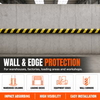 Bandes de protection en mousse PU autocollantes personnalisables – 6 profils de forme, protection d'angle et de bord mural (L, U, ronde, demi-bande) – Vente directe usine