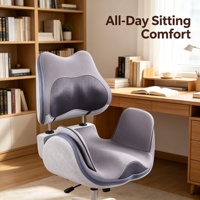Coussin de massage pour chaise de bureau, masseur de siège à pétrissage, support lombaire pour le bureau, le travail, la maison, la voiture et les voyages
