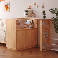 Meubles de séparation de salon barre de maison ardoise réglable armoire à vin de table tables de bar multifonctionnelles