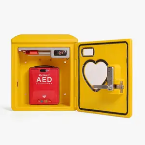 WAP P13新型医用塑料储物户外防水AED加热柜，带卡锁