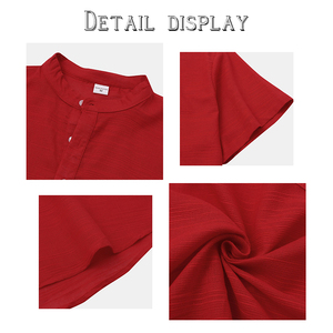 Trống Mens Thời Trang Nửa Polo T Áo Sơ Mi Tùy Chỉnh Phun In Ấn Giản Dị Áo Phông Với Logo Biểu Tượng Tùy Chỉnh In In Mô Hình Dệt Kim - Product Image 4