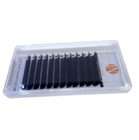 Vente en gros d'extensions de cils faciles à ventilateur en faux vison de qualité supérieure