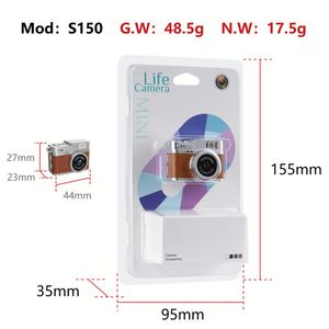 Cámara de Fotos Retro Mini S150 con Pantalla, Cámara Pequeña Portátil HD 1080P para Interiores y Exteriores, Videograbadora, Mini Cámara de Bolsillo para Niños - Product Image 6