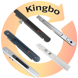 Cửa sổ trượt khóa nhiệm vụ nặng nề dọc nhôm hợp kim kẽm xuất hiện kính xử lý móc đẩy phong cách Châu Âu có thể điều chỉnh phụ kiện - Product Image 2