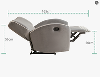 Modern Electric Recliner Funktions stoff Sofa Manueller drehbarer Chenille Freizeit stuhl für Wohnzimmer Einzels essel