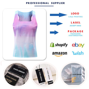 Camiseta Deportiva Personalizada de Secado Rápido para Maratón, Camiseta Deportiva Transpirable de Malla sin Costuras para Gimnasio, Camiseta sin Mangas para Mujer - Product Image 3